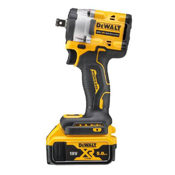 Аккумуляторный гайковерт DeWALT DCF921P2T, 2x18 В Li-Ion XR 5.0 Ah, з/у, в кейсе
