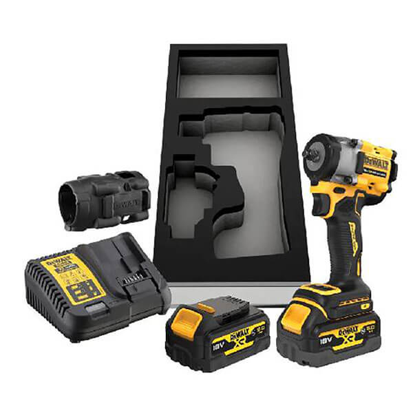 Акумуляторний гайковерт DeWALT DCF923P2G, 2x18 В Li-Ion XR 5.0 Ah, з/п