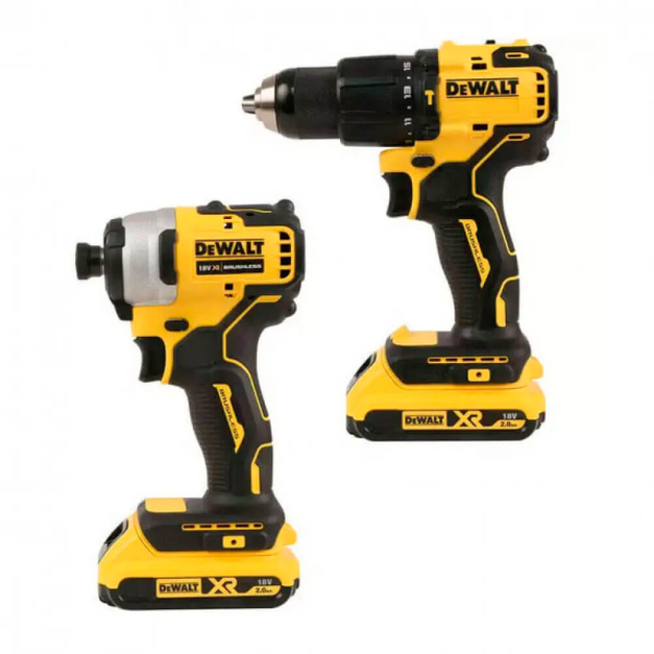 Набір з двох безщіткових інструментів DeWALT DCK2061D2T
