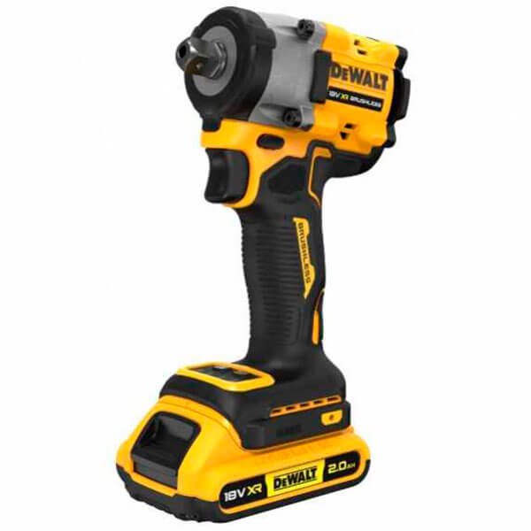 Аккумуляторный гайковерт DeWALT DCF922D2T, 2x18 В Li-Ion XR 2.0 Ah, з/у, в кейсе