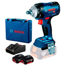 Аумуляторний гайковерт Bosch Professional GDS 18V-400, 2x4.0Ah, з/п GAL 18V-40, в кейсі