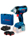Аккумуляторный гайковерт Bosch Professional GDS 18V-400, 2x4.0Ah, з/у GAL 18V-40, в кейсе