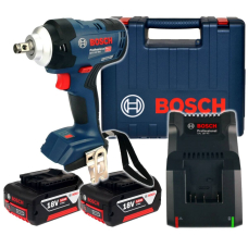 Акумуляторний гайковерт Bosch Professional GDS 18V-400, 2xGBA 18V 5.0Ah, з/п GAL 18V-40, у кейсі