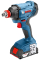 Аккумуляторный гайковерт Bosch Professional GDX 180-Li, 2xGBA 18V 2.0Ah, з/у GAL 18V-40, в кейсе