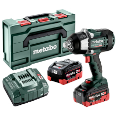 Аккумуляторный гайковерт Metabo SSW 18 LTX 1750 BL, 2x5.5 Ah, з/у ASC 145, в MetaBox