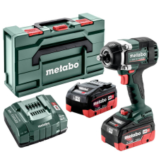 Аккумуляторный гайковерт Metabo SSW 18 LTX 800 BL, 2x5.5Ah, з/у ASC 145, у MetaBox