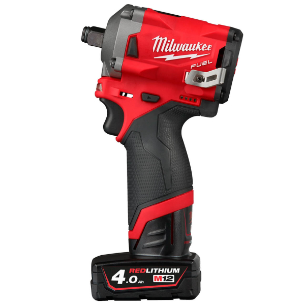 Акумуляторний гайковерт Milwaukee M12 FIWF12-422X FUEL, 1xM12 B4 4.0 Ah, 1xM12 B2 2.0 Ah, з/п С12 C у кейсі