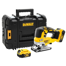 Аккумуляторный лобзик DeWalt DCS334P2, 2x5.0Ah, з/у, в кейсе