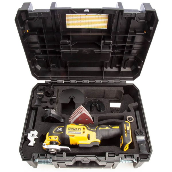 Аккумуляторный многофункциональный инструмент DeWalt DCS356P2, 2xXR 5.0 Ah, з/у, кейс TSTAK