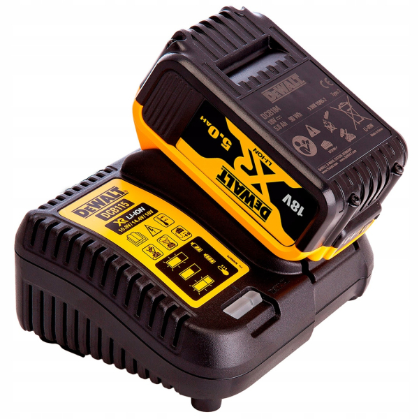 Акумуляторний багатофункціональний інструмент DeWalt DCS356P2, 2xXR 5.0 Ah, з/п, валіза TSTAK