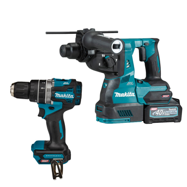 Набор аккумуляторного инструмента Makita XGT 40 V MAX (HR003GM201, HP002GZ, 2х4.0Ah, з/у, кейс)