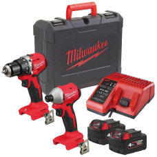 Набор аккумуляторных инструментов Milwaukee M18 BLCPP2A-402C