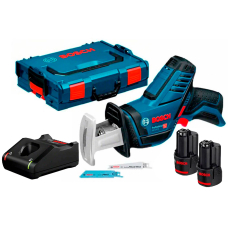 Аккумуляторная ножовка Bosch Professional GSA 12V-14, 2x2.0Ah, з/у GAL 12V-40, в L-Boxx 102