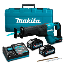 Акумуляторна ножівка Makita XGT 40 V MAX JR001GM201, 2x4.0Ah, з/п, в кейсі MakPac