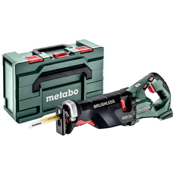 Акумуляторна шабельна пила Metabo SSEP 18 LTX BL MVT, каркас, в MetaBox 165 L