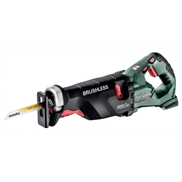 Акумуляторна шабельна пила Metabo SSEP 18 LTX BL MVT, каркас, в MetaBox 165 L