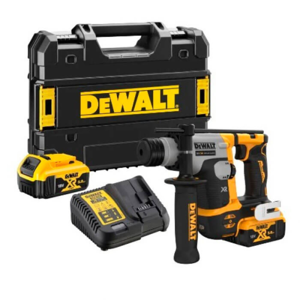 Акумуляторний перфоратор DeWALT DCH172P2 SDS-Plus, 2x5.0Ah, з/п, у валізі