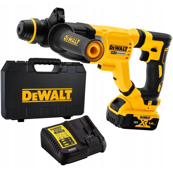 Аккумуляторный перфоратор DeWalt DCH263P1, 1x5.0Ah, з/у, в кейсе