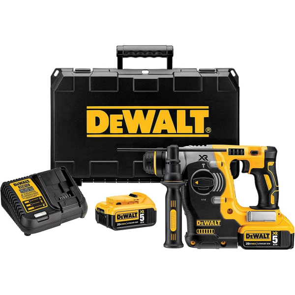 Аккумуляторный перфоратор DeWalt DCH273P2T, 2x5.0Ah, з/у, кейс