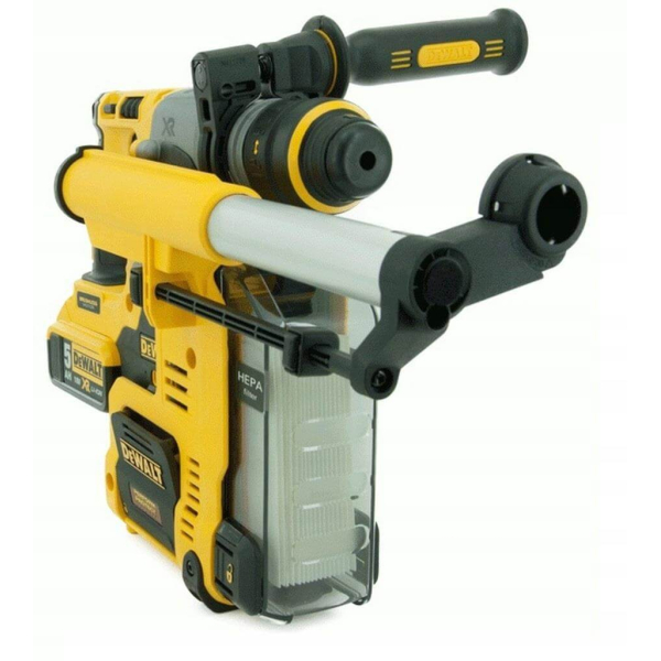 Аккумуляторный перфоратор DeWalt DCH275P2, 2x5.0Ah, з/у, система пылеудаления, в кейсе