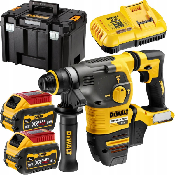 Аккумуляторный перфоратор DeWalt DCH323T2, 2x6.0Ah, з/у, в кейсе