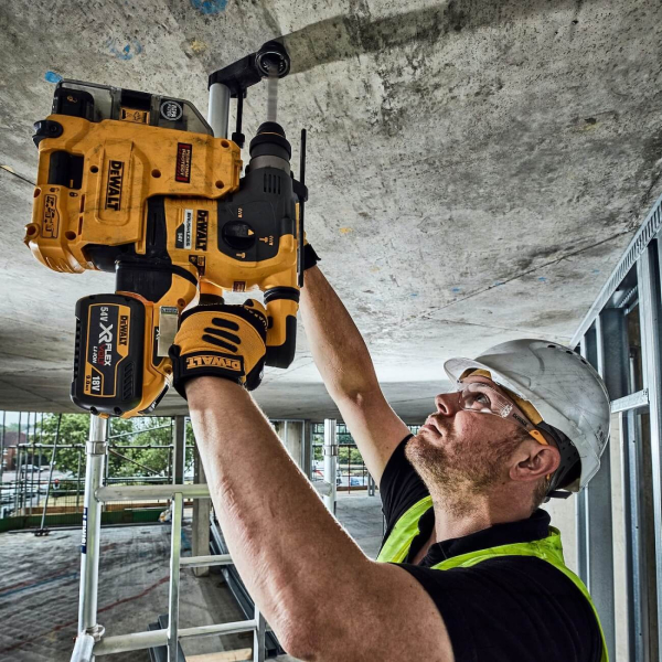 Аккумуляторный перфоратор DeWalt DCH335X2, 2x9.0Ah, з/у, система пылеудаления, кейс