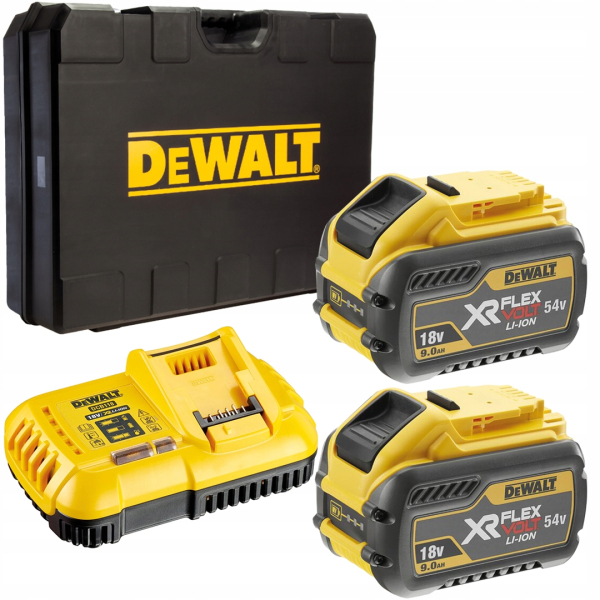 Акумуляторний перфоратор DeWalt DCH614X2, 2xXR FlexVolt 54В 9.0Ah, з/п, в кейсі