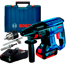 Аккумуляторный перфоратор Bosch GBH 180-Li, 1x4.0Ah, з/у GAL 18V-40, зубчатый патрон
