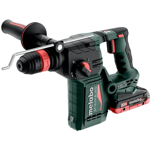 Акумуляторний перфоратор Metabo KH 18 LTX BL 24 Q, 2x4.0Ah, з/п, в metaBOX 165 L