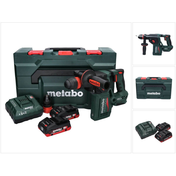 Акумуляторний перфоратор Metabo KH 18 LTX BL 24 Q, 2x4.0Ah, з/п, в metaBOX 165 L