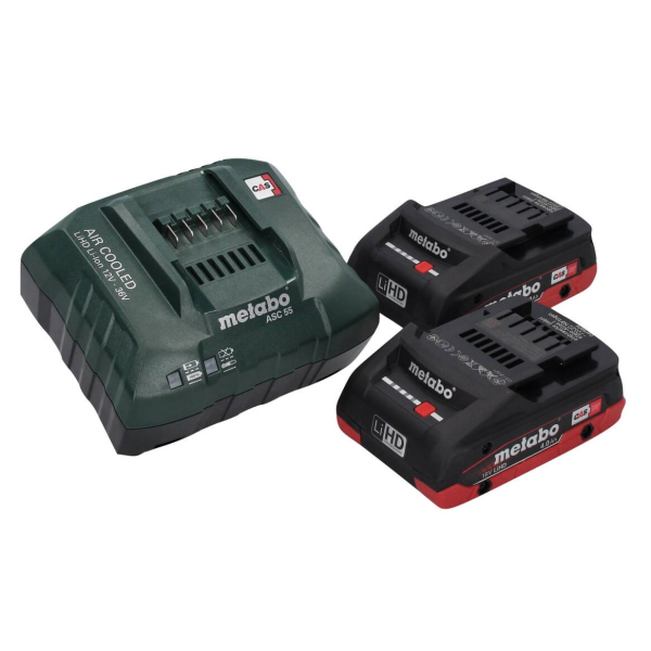 Акумуляторний перфоратор Metabo KH 18 LTX BL 24 Q, 2x4.0Ah, з/п, в metaBOX 165 L