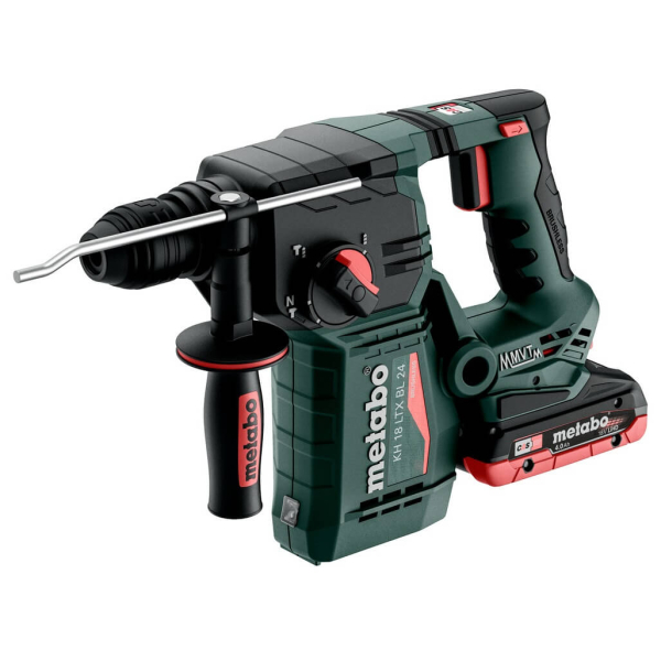 Акумуляторний перфоратор Metabo KH 18 LTX BL 24, 2x4.0Ah, з/п, в metaBOX 165 L