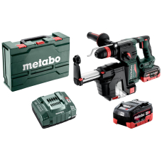 Акумуляторний перфоратор Metabo KH 18 LTX BL 24 Q Set ISA, 2x5.5Ah, з/п, в metaBOX 185 XL