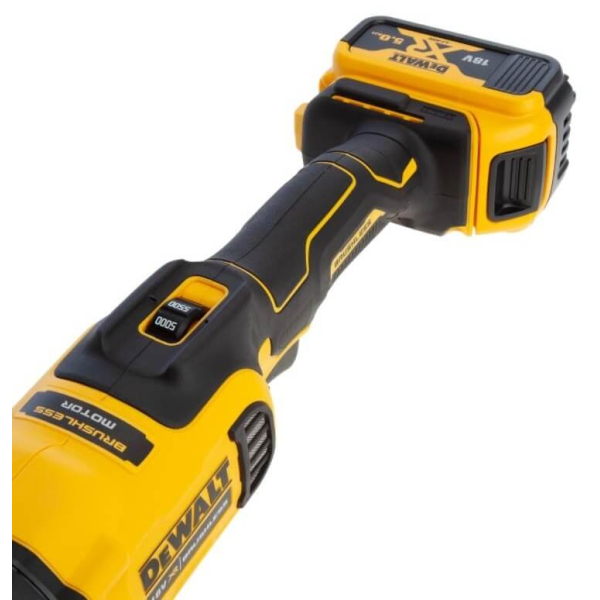 Аккумуляторная полировальная машина DeWalt DCM848P2, 2x5.0Ah, з/у, в сумке