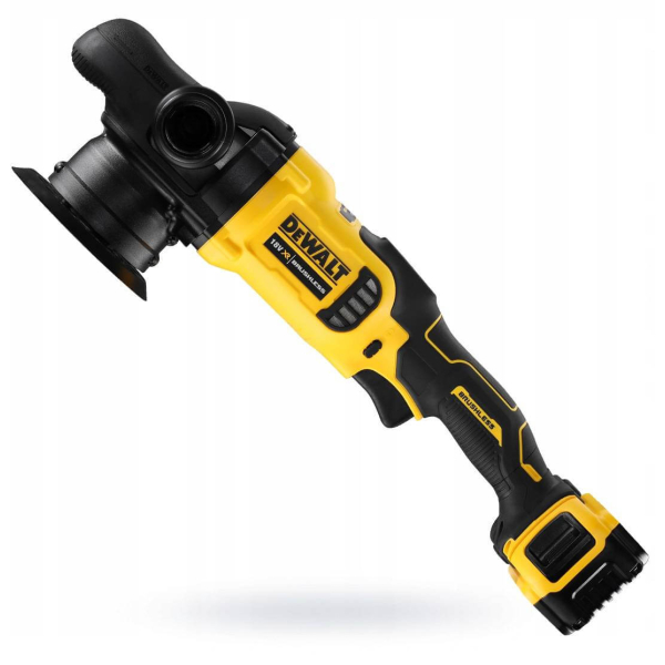 Аккумуляторная полировальная машина DeWalt DCM848P2, 2x5.0Ah, з/у, в сумке