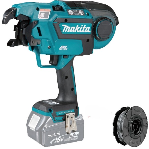 Акумуляторний пістолет для в'язки арматури Makita DTR180ZK з дротом, каркас