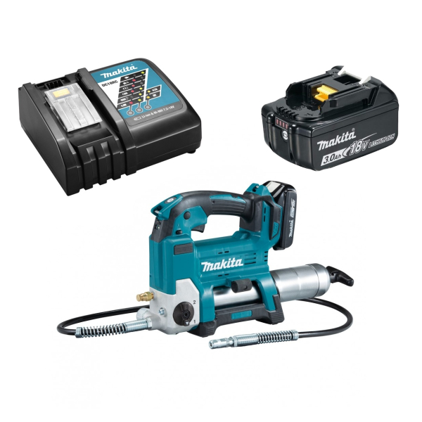 Аккумуляторный пистолет для смазки Makita DGP180Z, 1x3.0Ah, з/у