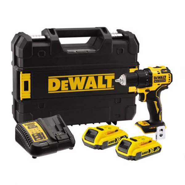 Аккумуляторный шуруповерт DeWalt DCD708D2T, 2x2.0Ah, з/у, в кейсе