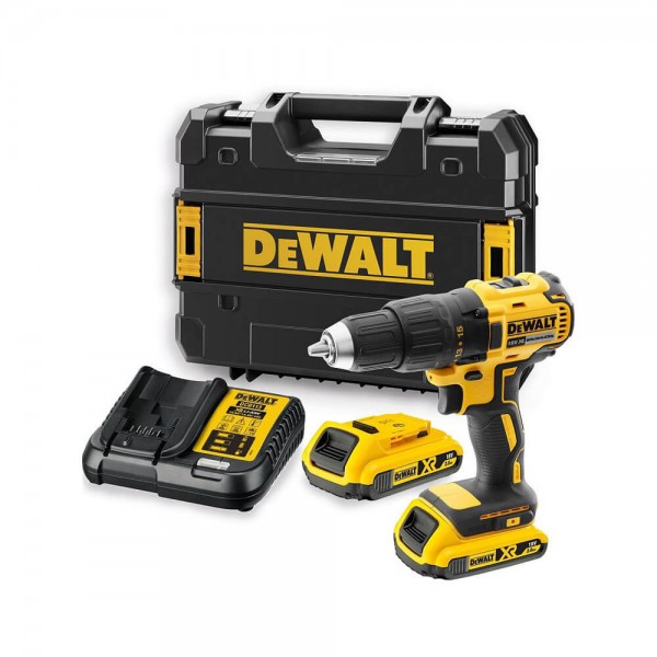 Аккумуляторный шуруповерт DeWalt DCD777D2T, 2x2.0 Ah, з/у, в кейсе