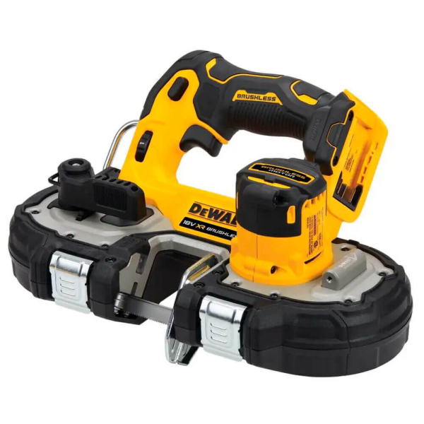 Акумуляторна стрічкова пила DeWALT DCS377NT, каркас, в кейсі
