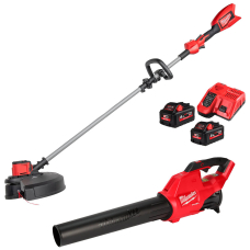 Набір акумуляторних інструментів Milwaukee M18 FPP2OP3-852: повітродувка M18 FBL-0, тример M18 BLLT-0, 1xM18 HB8 8.0 Ah, 1xM18 HB5.5 5.5 Ah, з/п M12-18 FC