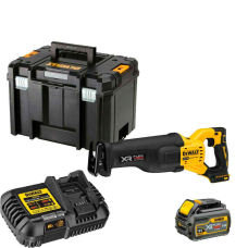 Акумуляторна шабельна пила Dewalt DCS386T1, 1x6.0Ah, з/п, кейс