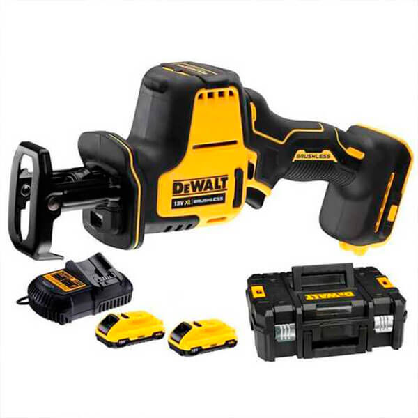 Акумуляторна шабельна пила Dewalt DCS369M2, 2x4.0Ah, з/п, кейс