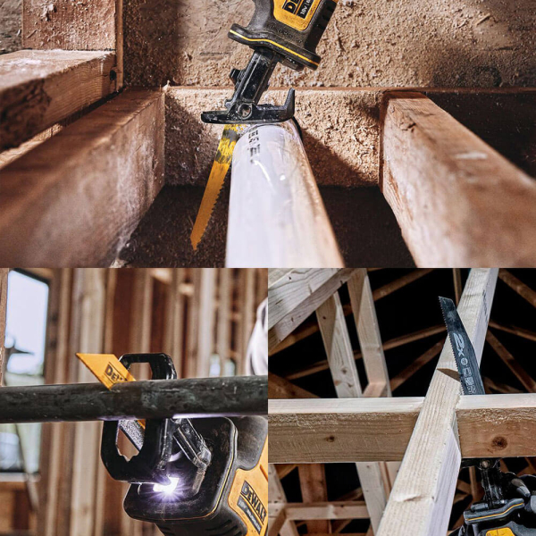 Акумуляторна шабельна пила Dewalt DCS369NT, каркас, в кейсі