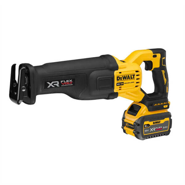 Акумуляторна шабельна пила Dewalt DCS386T1, 1x6.0Ah, з/п, кейс