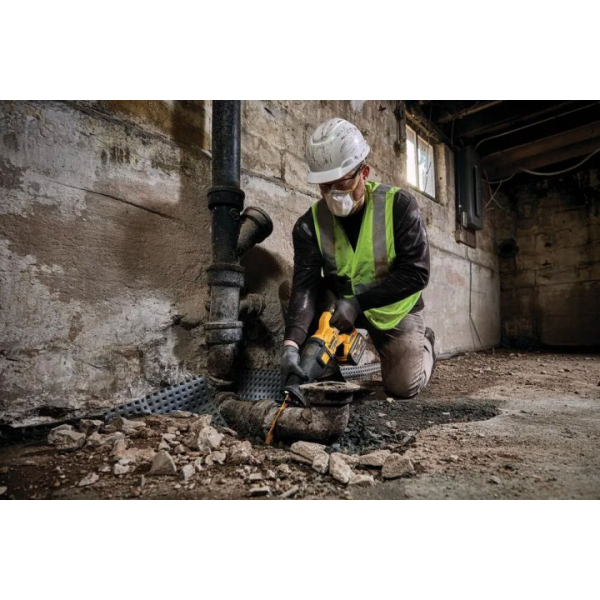 Аккумуляторная сабельная пила DeWALT DCS389NT, каркас, в кейсе