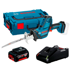 Аккумуляторная ножовка Bosch Professional GSA 18 V-LI C, 1x4.0Ah, з/у GAL 18V-40, в L-BOXX 136