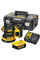 Акумуляторна ексцентрикова шліфмашина DeWalt DCW210P2, 2x5.0Ah, з/п, в кейсі