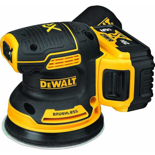 Акумуляторна ексцентрикова шліфмашина DeWalt DCW210P2, 2x5.0Ah, з/п, в кейсі