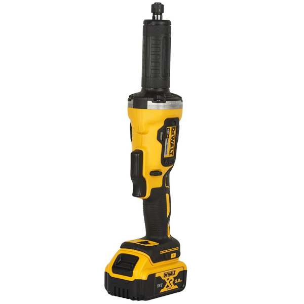 Акумуляторна прямошліфувальна машина DeWalt DCG426P2, 2x5.0Ah, з/п, в кейсі